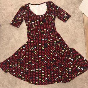 Size L Lularoe Nicole dress